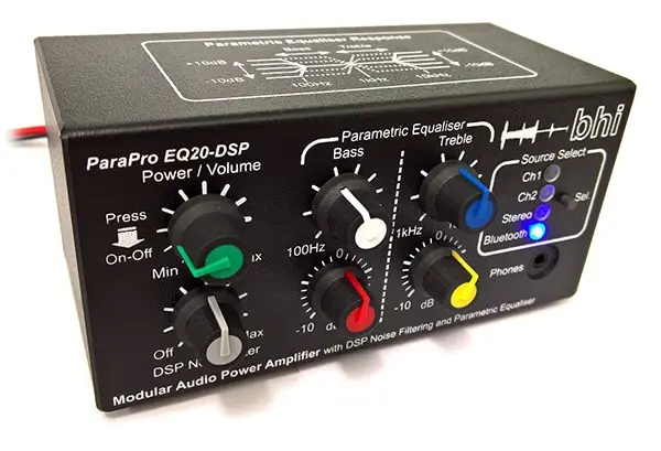 bhi EQ-20 ParaPro Equalizzatore con Noise e Bluetooth