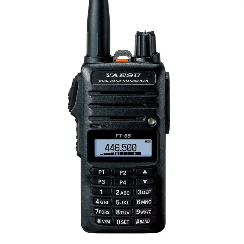 YAESU FT 65E Ricetrasmettitore Portatile VHF / UHF 5 Watt