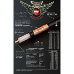 RG 213/U MIL C17 Cavo Coassiale MESSI & PAOLONI