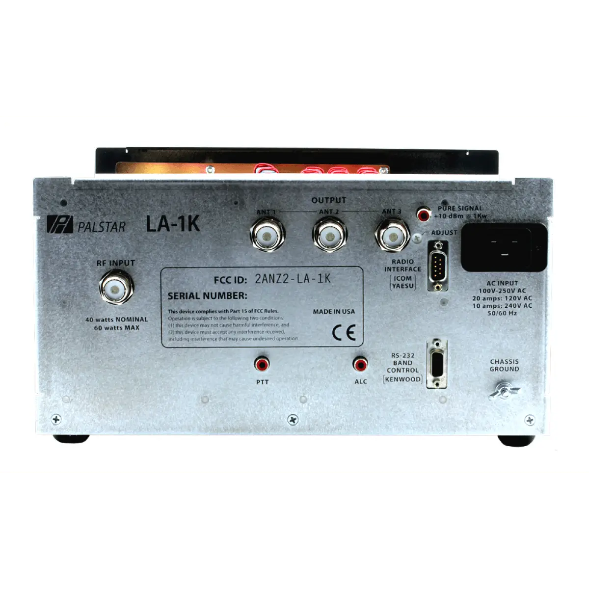 Palstar LA-1K Amplificatore Lineare 1kW - immagine 2