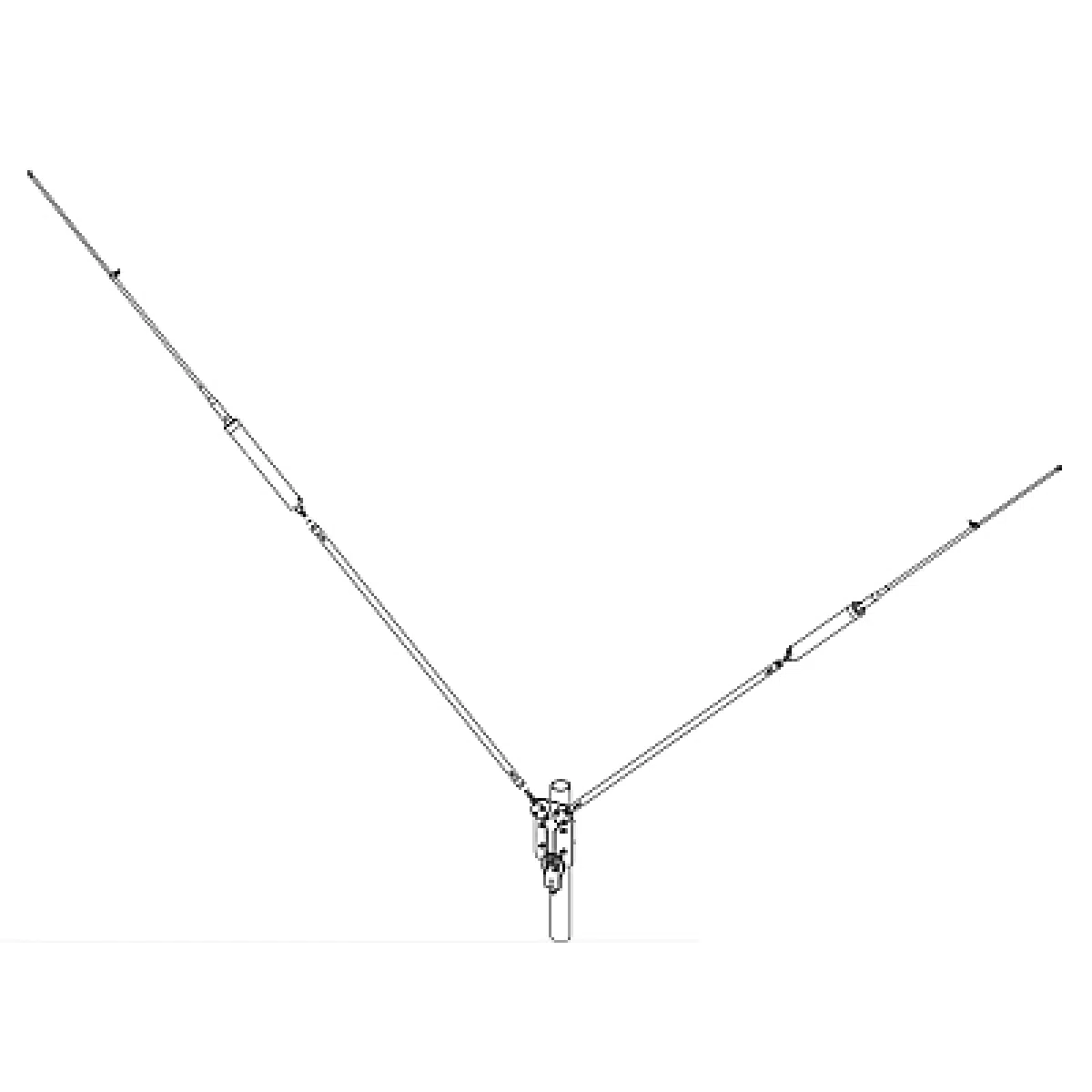 Diamond HFV-40 Dipolo Rotativo Rigido