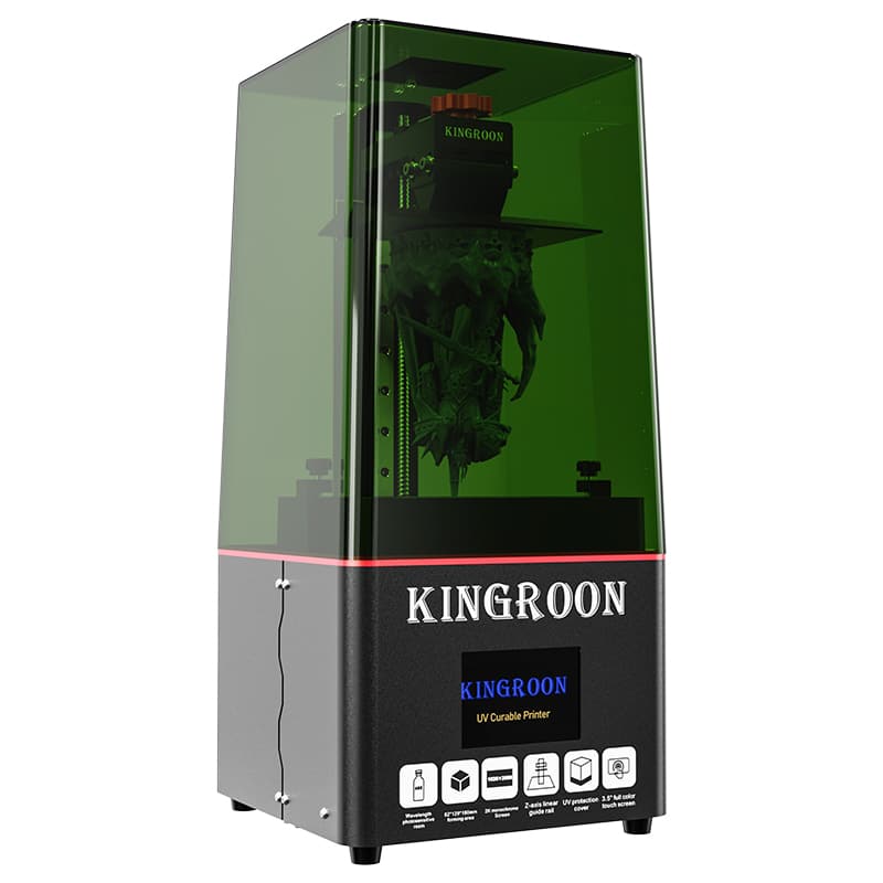 Stampante 3D LCD Monocromatica KINGROON® KP6 2K da 6,08 pollici Stampante 3D SLA ad Alta Velocità 2