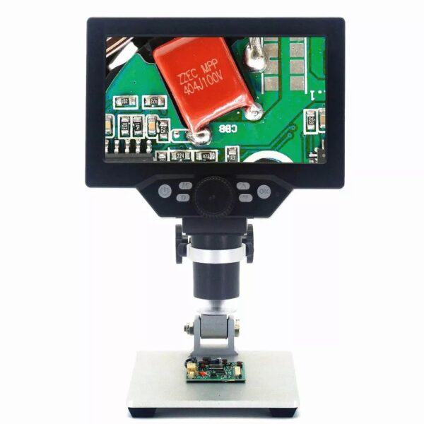 MUSTOOL G1200 Microscopio Digitale 12MP Schermo da 7 pollici Display LCD 1-1200X Lente di amplificazione continua con supporto in alluminio 2