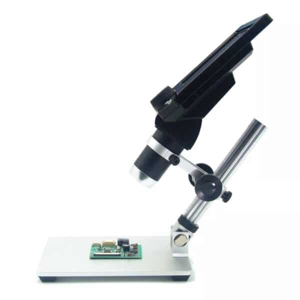 MUSTOOL G1200 Microscopio Digitale 12MP Schermo da 7 pollici Display LCD 1-1200X Lente di amplificazione continua con supporto in alluminio 3