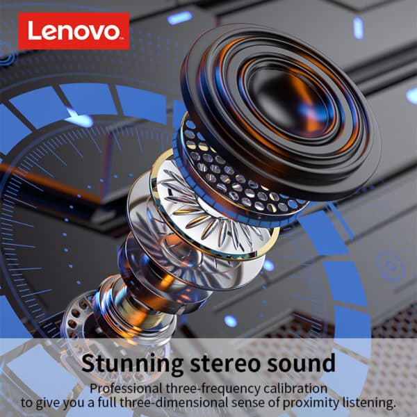 Lenovo QT81 TWS bluetooth 5.0 Auricolari 9D Bass Cuffie Sportive Impermeabili con Microfono Versione Aggiornata 8