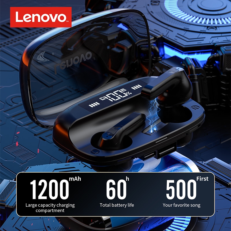 Lenovo QT81 TWS bluetooth 5.0 Auricolari 9D Bass Cuffie Sportive Impermeabili con Microfono Versione Aggiornata 5