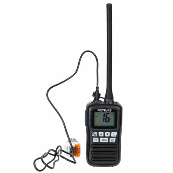 Retevis RM01 3W Ricetrasmettitore Portatile Marino VHF IPX7 Impermeabile Galleggiante 3