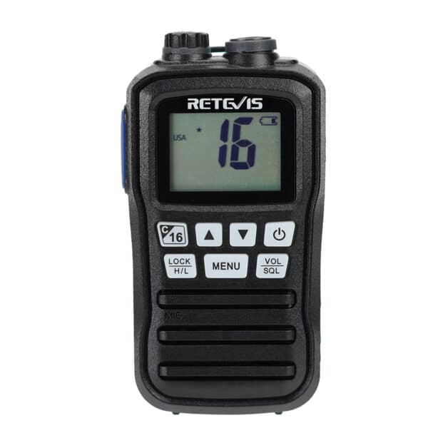 Retevis RM01 3W Ricetrasmettitore Portatile Marino VHF IPX7 Impermeabile Galleggiante 9