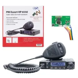 CB PNI Escort HP 6550 con Echo 4W, AM-FM, 12V, ASQ