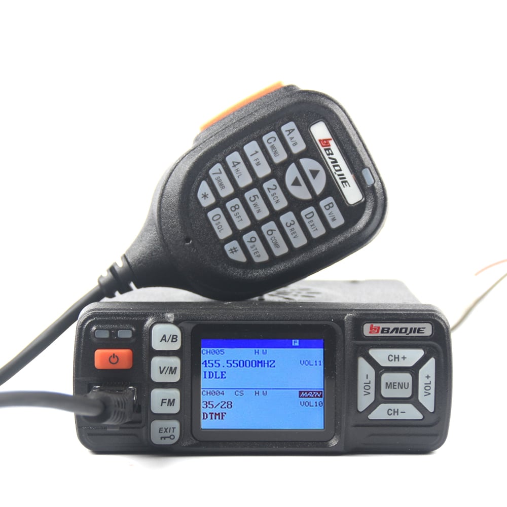 BAOJIE BJ-318 Ricetrasmettitore Veicolare Dual Band VHF/UHF 144/430 MHz 25W 1