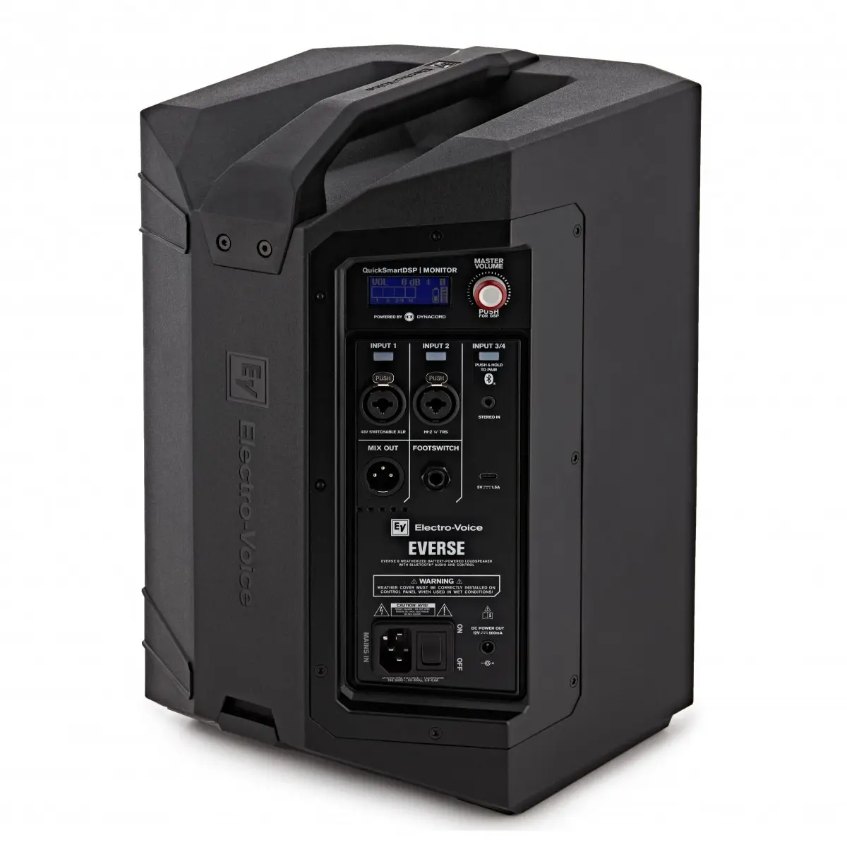 Electro Voice EVERSE 8 Black Cassa Amplificata Altoparlante a 2 vie da 8" Alimentato a Batteria - immagine 5