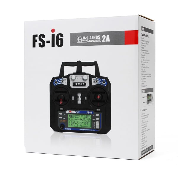 FlySky FS-i6 i6 2.4G 6CH AFHDS Trasmettitore Radio Senza Ricevitore per FPV RC Drone 10