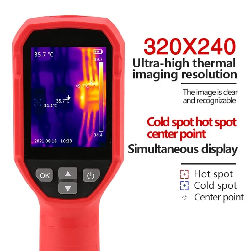 UNI-T UTi120S 120x90 -20°C ~ 400°C Termocamera Termografica Portatile 2