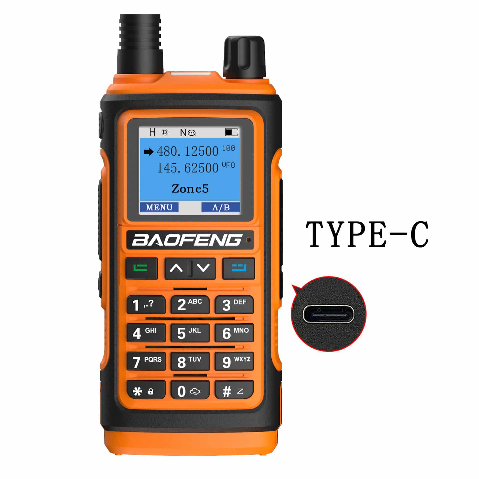 BaoFeng UV-17 Ricetrasmettitore Portatile 5W AM FM VHF/UHF 5