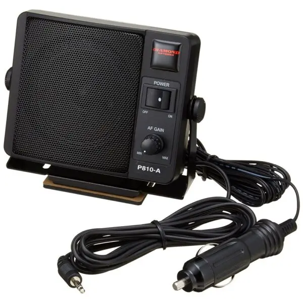 Diamond P-1010 Altoparlante Esterno Originale – 6W, 8Ω, Con Filtro Noise E MUTE – Per Veicoli E Basi Radio Icom, Yaesu, Kenwood, Wouxun