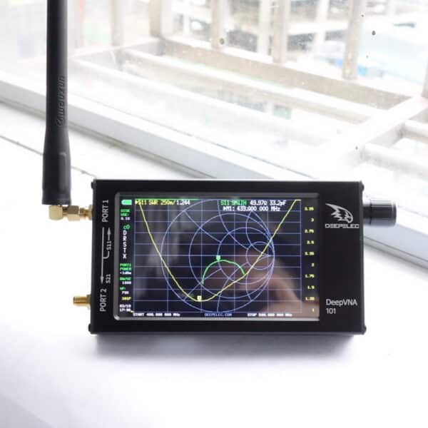 DeepVNA 101 10KHz 1.5GHz Analizzatore di Antenna Vettoriale HF VHF UHF SWR Versione Aggiornata da NanoVNA-F 2
