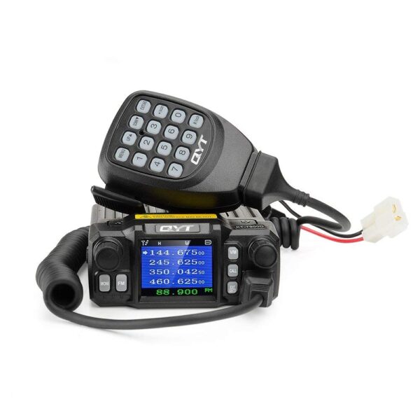 QYT KT-7900D Ricetrasmettitore Veicolare 144/220/350/440MHz 25W VHF/UHF Quadribanda 2