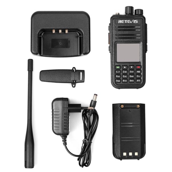 Retevis RT3S Ricetrasmettitore Portatile DMR VHF UHF GPS APRS 5W 6
