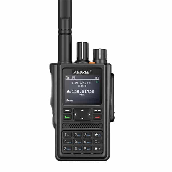 ABBREE DM-F8 Ricetrasmettitore Portatile DMR GPS UV Dual-Band Digitale 5W 4000 Canali 1