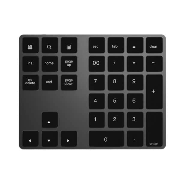 Tastierino Numerico 34 Tasti Bluetooth 3.0 Wireless Compatibile con IOS Mac OS Android Tablet PC Notebook 2
