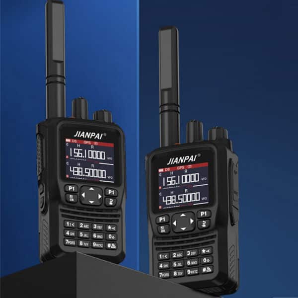 JIANPAI 8800 Plus Ricetrasmettitore Portatile 10W Dual Band GPS VHF/UHF 1