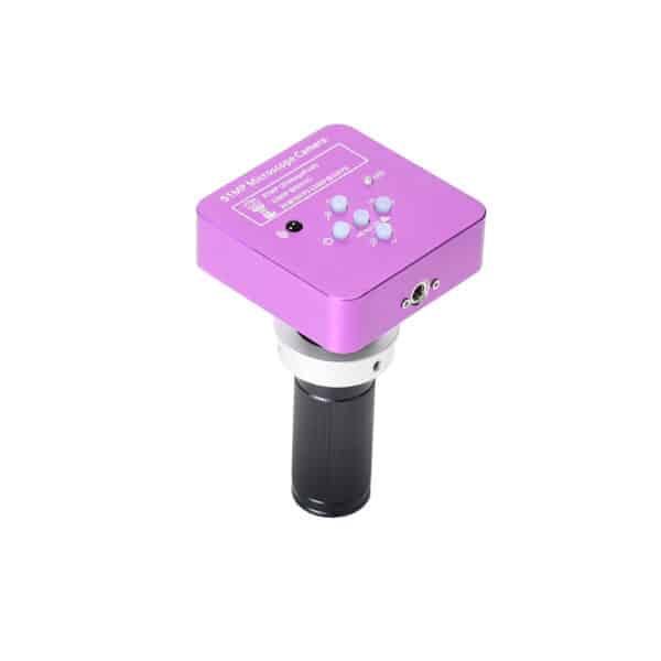 HAYEAR 51MP Microscopio Digitale Obiettivo 120X 1080P 2K HDMI USB con Supporto Braccio a Sospensione 3