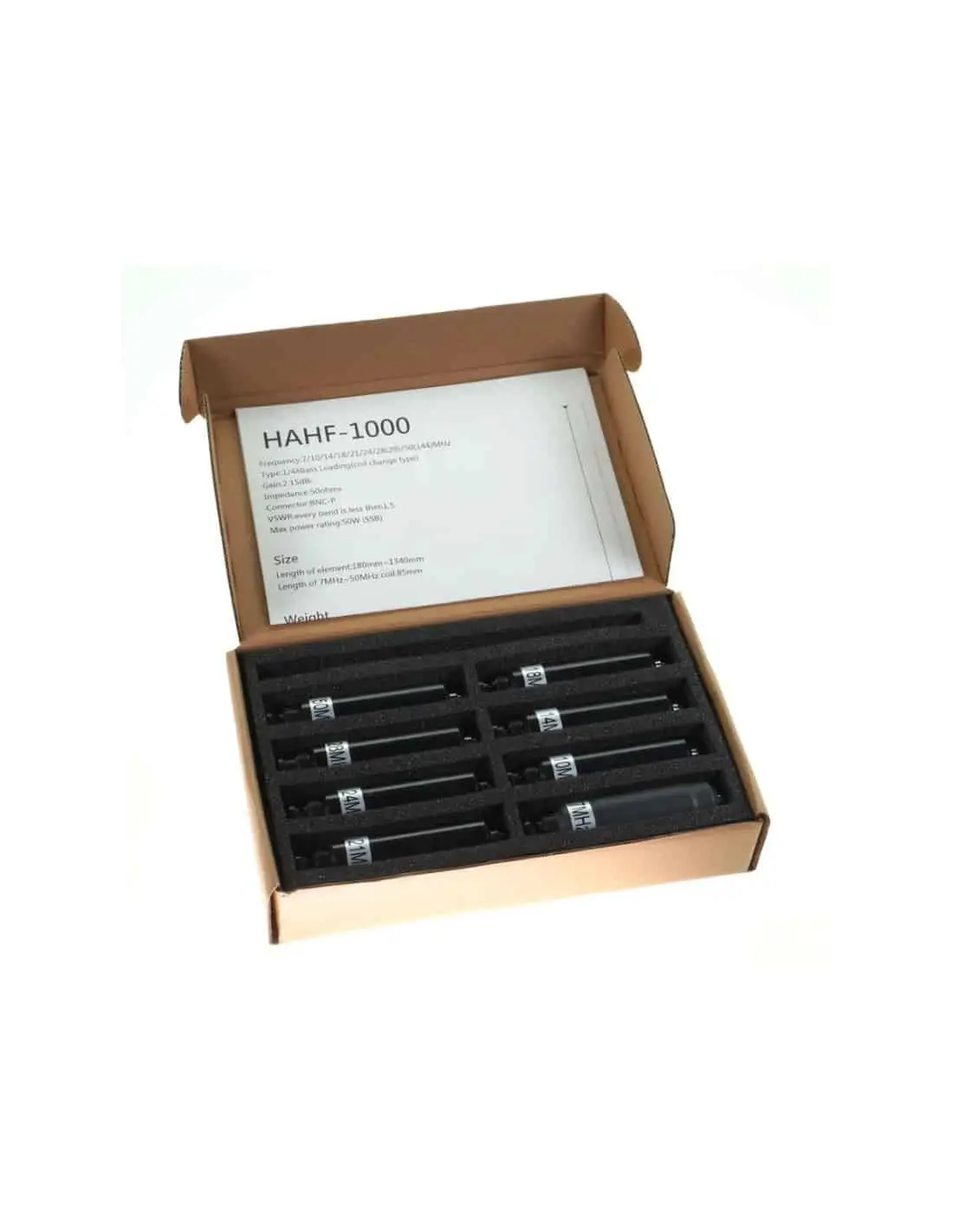 Antenna HAHF-1000 per QRP Portatile Multibanda da 7 a 144 MHz - immagine 2