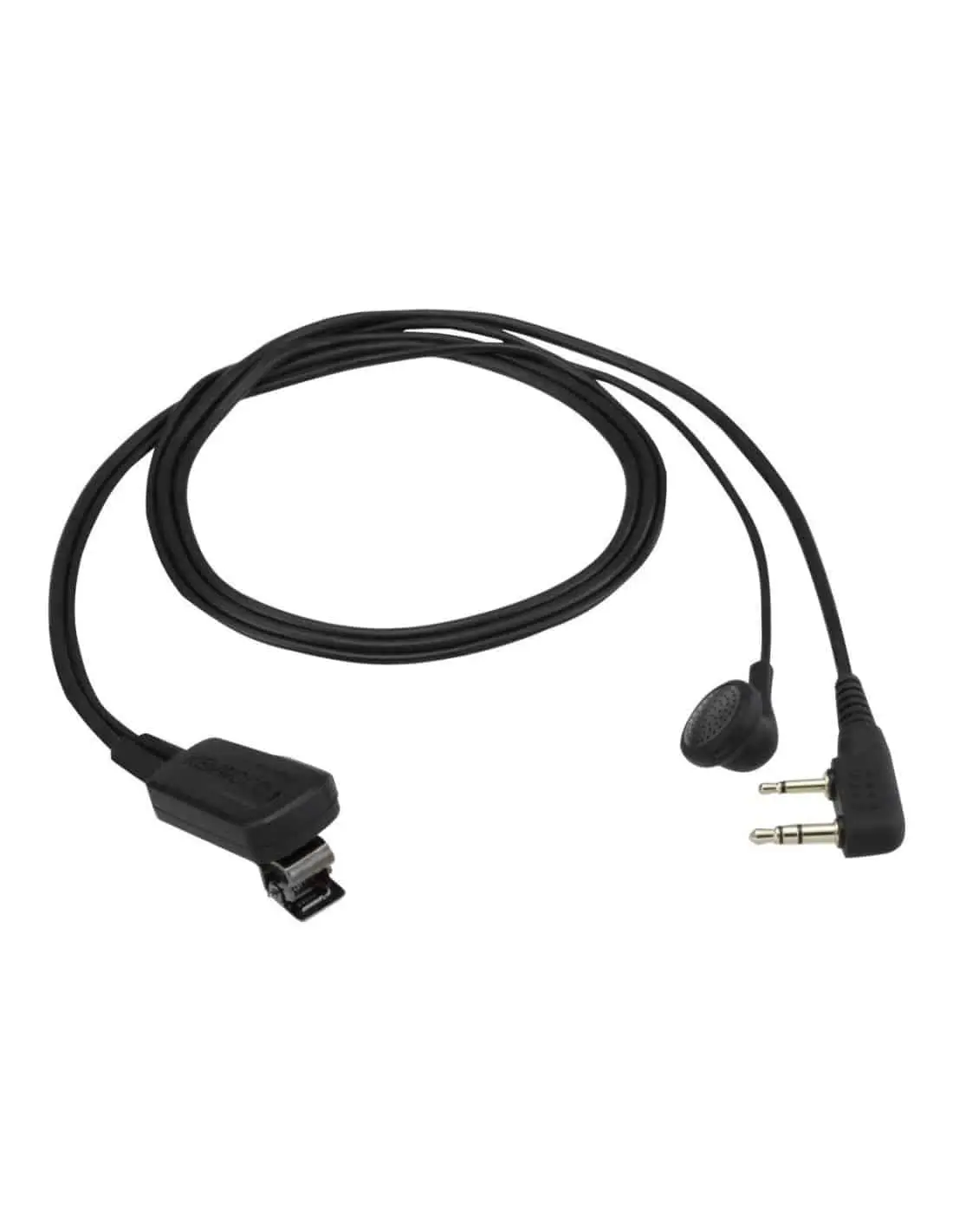 Auricolare Microfono Con Cavo Spirale Per Kenwood, Baofeng, Wouxun E Polmar – Doppio Spinotto 3.5mm/2.5mm
