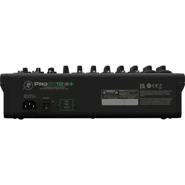 Mackie ProFX12v3+ Mixer USB a 12 canali