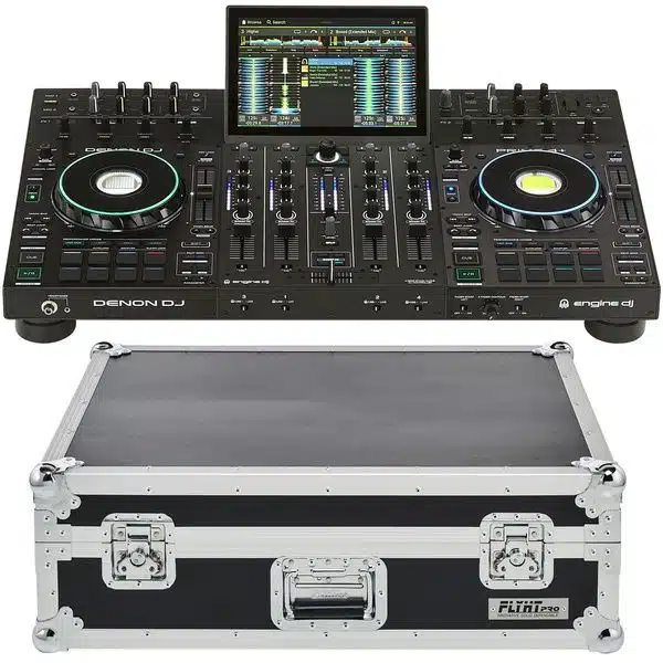 Denon DJ Prime 4+ con Flyht Pro Case