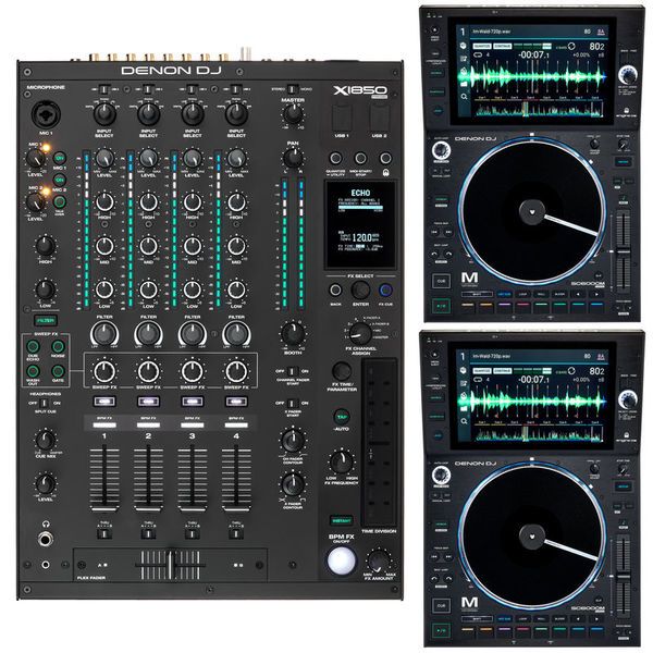 Denon DJ Prime 1850 / SC6000M Set Completo