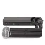 Shure BLX288 con SM58 Dual M17