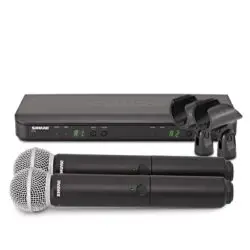 Shure BLX288 con SM58 Dual S8