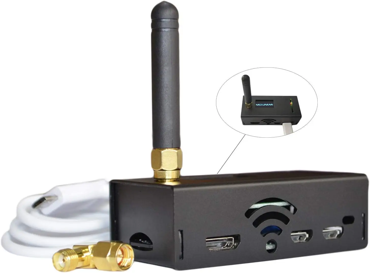 MMDVM Hotspot Raspberry Pi Zero W+ UHF e VHF C4FM YSF NXDN DSTAR P25 DMR Completamente Assemblato e Testato