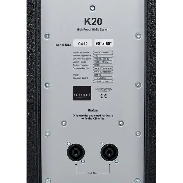 Seeburg Acoustic Line K20 90° - immagine 4