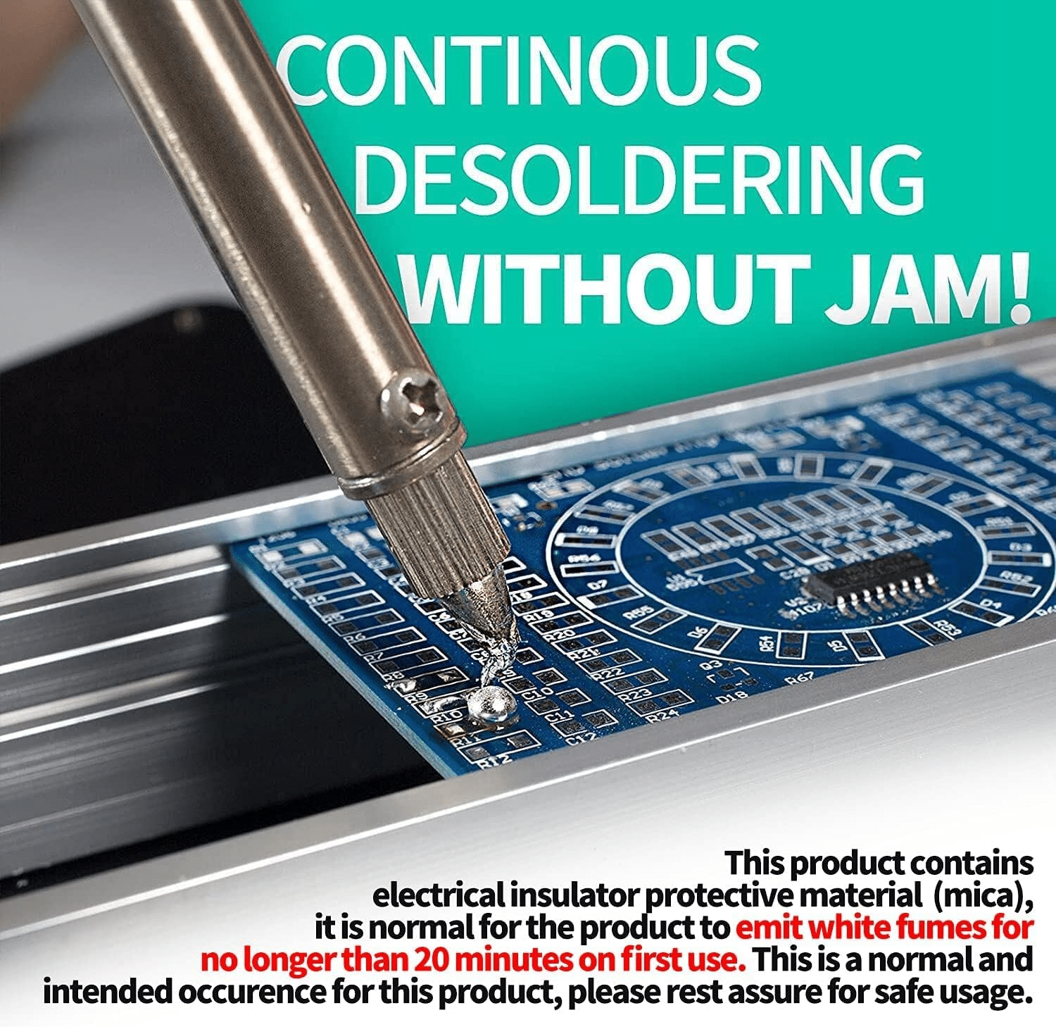 YIHUA 929D-V Pompa Dissaldante a Ventosa Elettrica