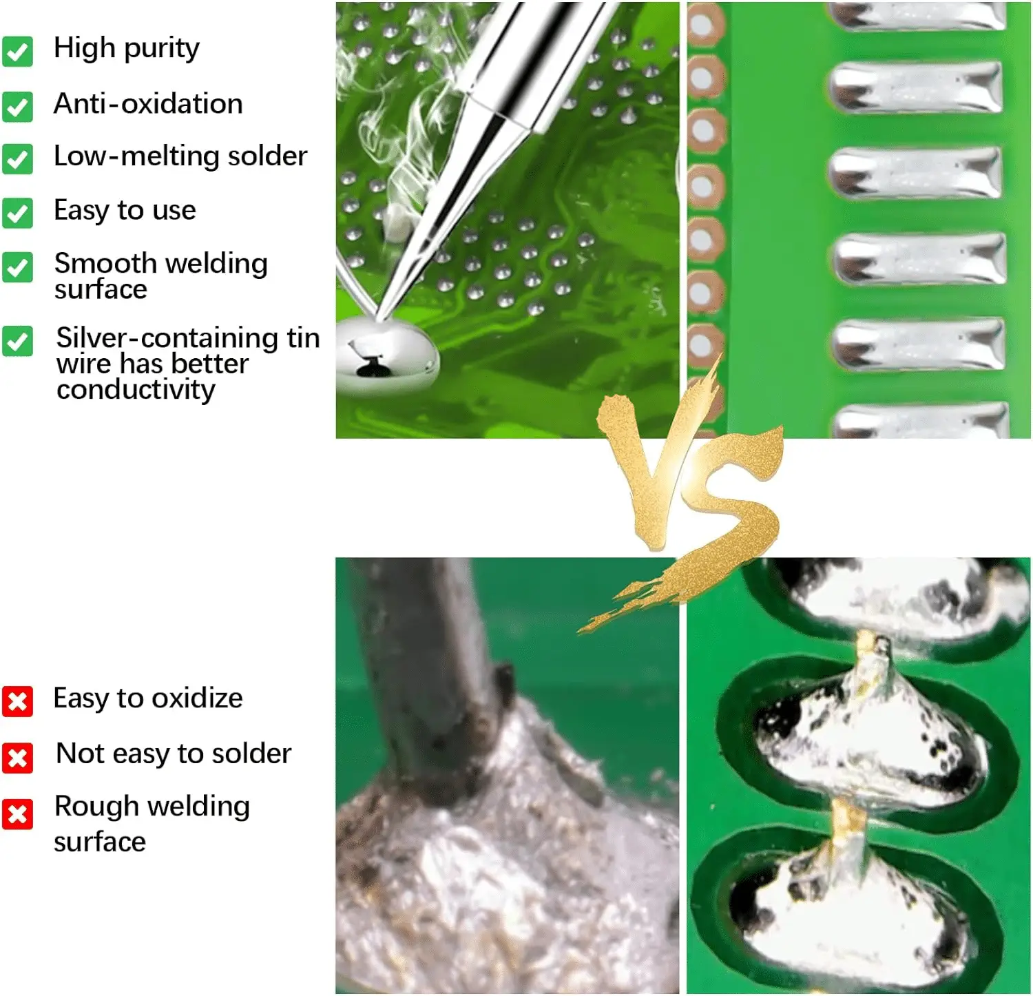 Stagno per Saldatura Senza Piombo con Flussante 2.2%