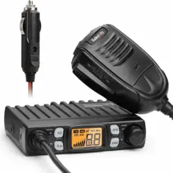 Radioddity CB-27 Pro Mini Radio CB 40 Canali 4W Veicolare