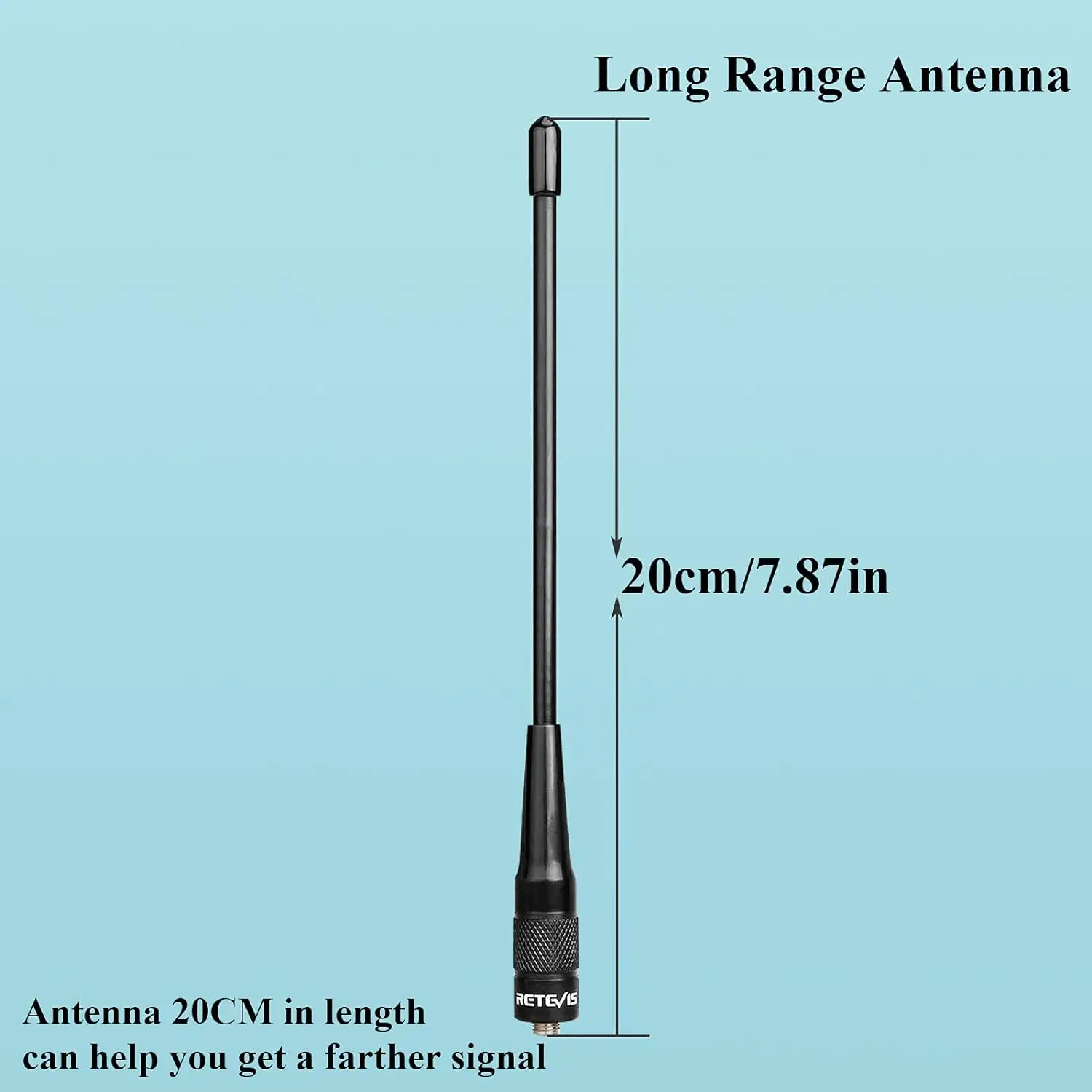 Retevis RHD701 Antenna Dual Band VHF/UHF per Portatili SMA-F