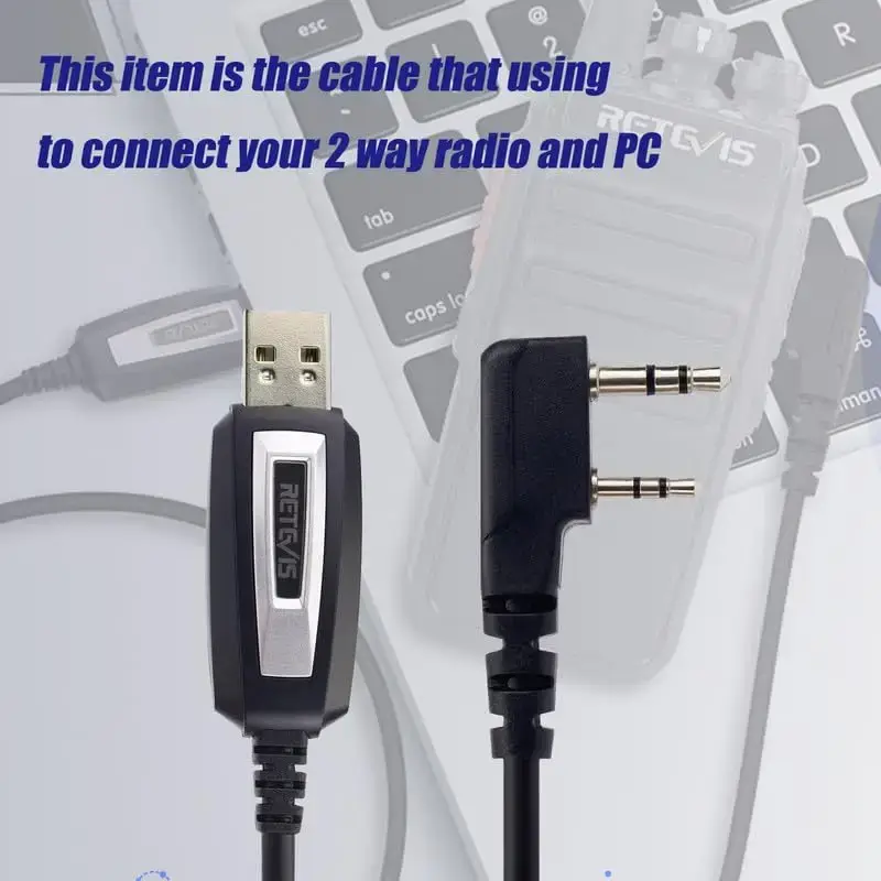 Cavo di Programmazione Retevis 2 Pin USB