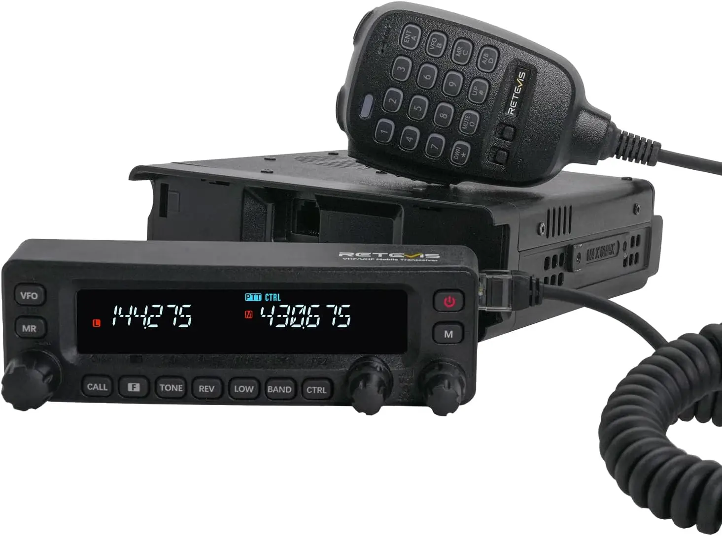 Retevis MA1 Ricetrasmettitore Veicolare VHF UHF 50W