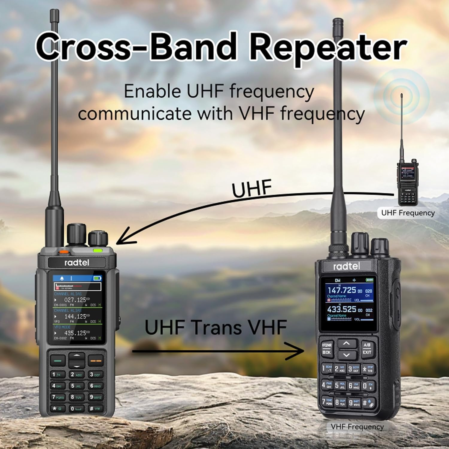 Radtel RT-880 Portatile VHF UHF 10W