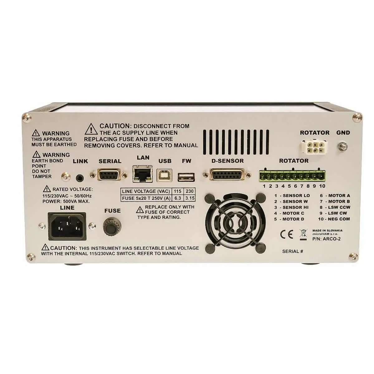 Rotore Yaesu G-2800 con controller ARCO