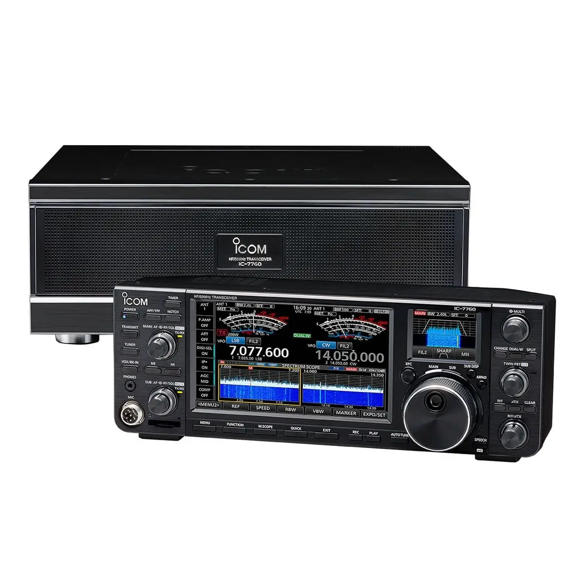 Icom IC-7760 con SM-50 e Software RS-BA1