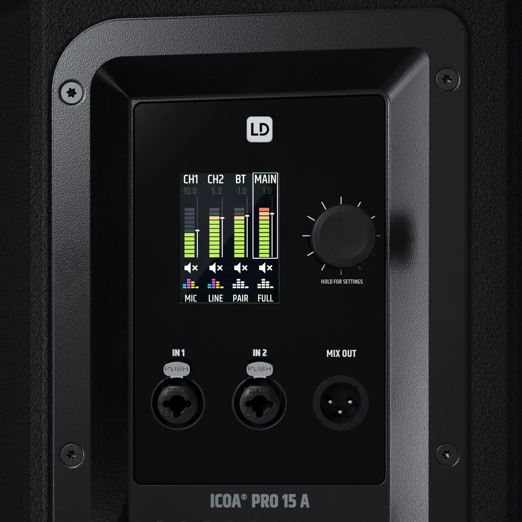 LD Systems ICOA PRO 15 A Diffusore PA Attivo 1500 W RMS Bluetooth DSP